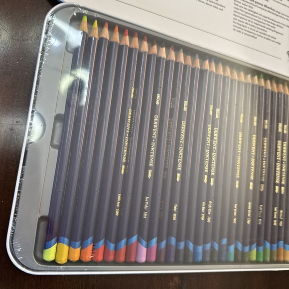 Derwent Inktense Art Ink Pencils 36 Colors Tin Set Watercolor Drawing & Painting - Picture 6 of 15